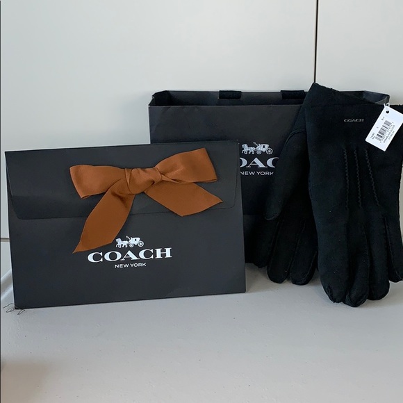 Brand New Coach Black Gloves - Picture 2 of 10